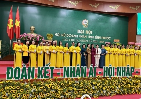 Đại hội nhiệm kỳ Hội Nữ doanh nhân tỉnh Bình Phước