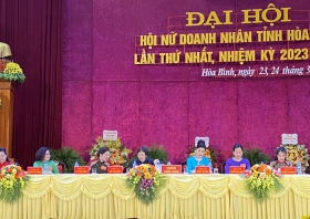 Đại hội lần thứ nhất Hội Nữ doanh nhân tỉnh Hòa Bình