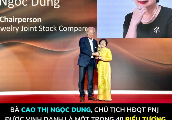 Phó Chủ tịch VAWE Cao Thị Ngọc Dung – Biểu tượng Xuất sắc ngành kim hoàn thế giới